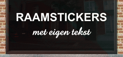 Gastheer van Mentor Ontleden Ontwerp zelf jouw sticker met eigen tekst | Stickers JL-Design